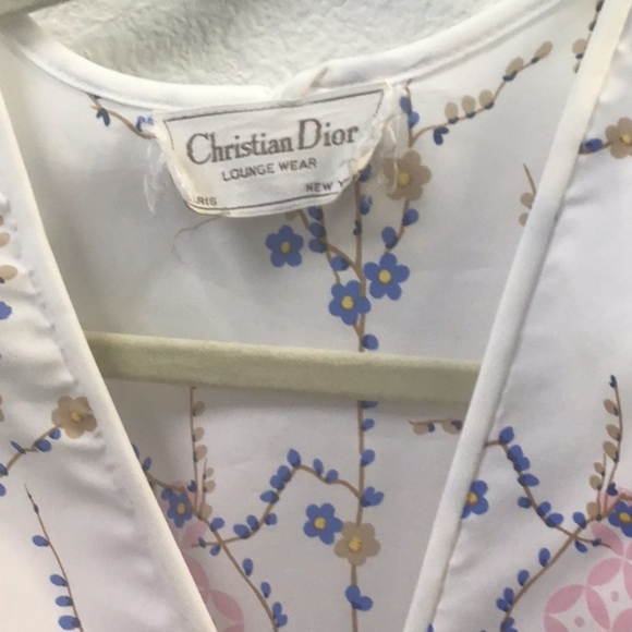 Nwot Vintage Christian Dior Lounge Wear Dress - Picture 3 of 6